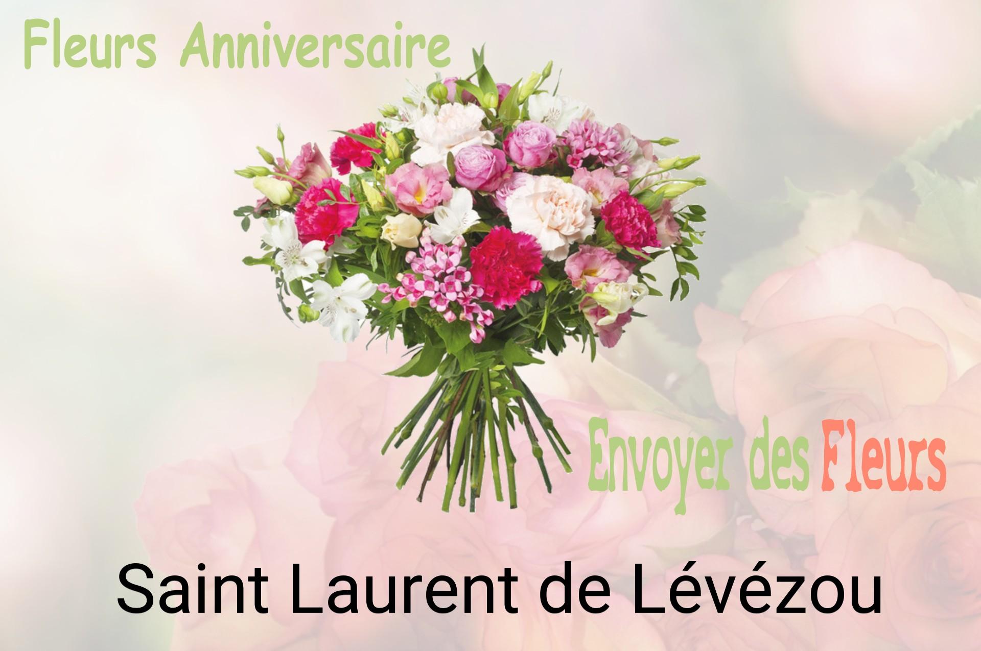 Bouquet de fleurs d’anniversaire livré à Saint-Laurent-de-Lévézou
